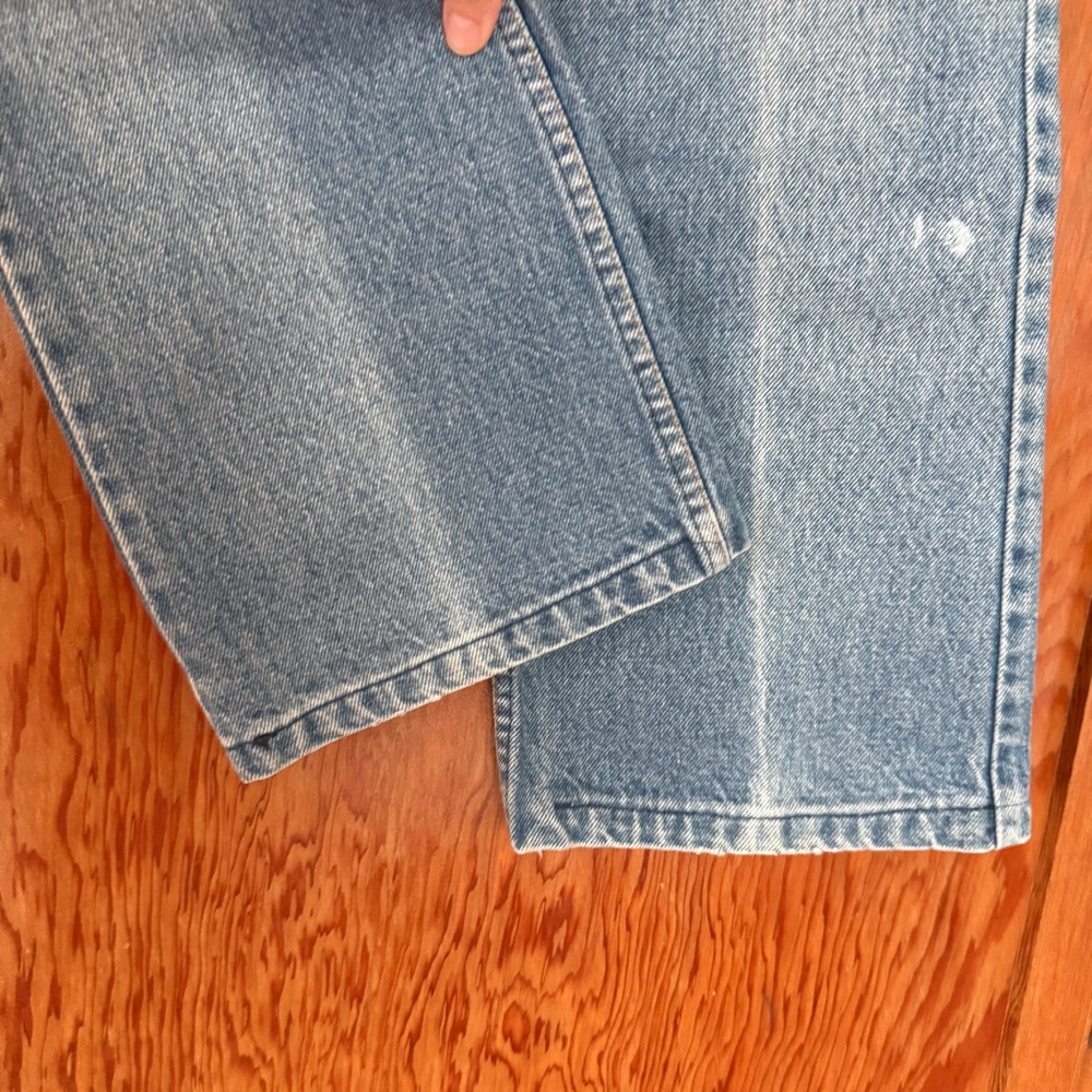 Vintage Levi’s Orange Tab 517 1970s worn in denim jeans - Picture 3 of 5